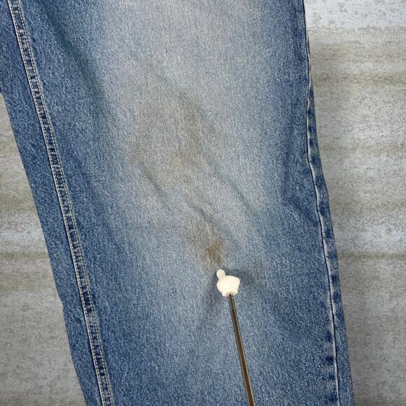 Vintage Y2K South Pole Skater Jeans 34x32 Baggy Wide Leg Medium Wash Denim - Picture 8 of 8